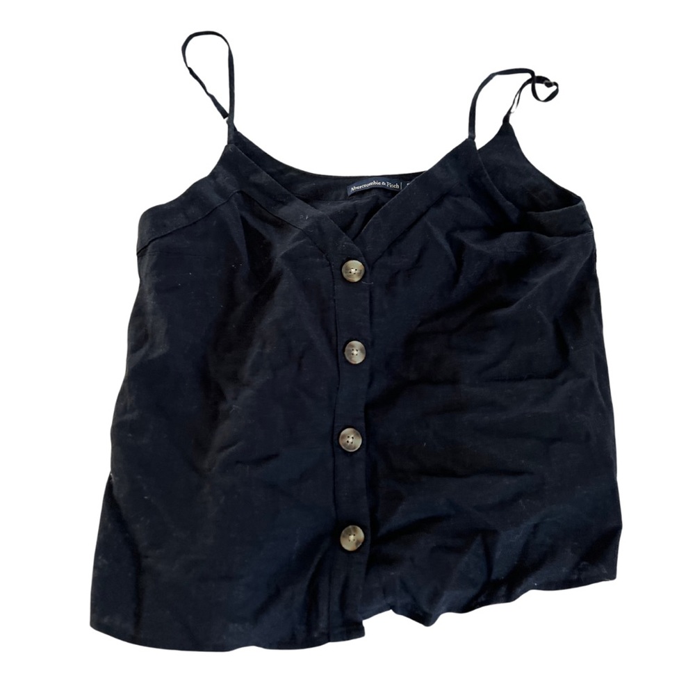 Abercrombie & Fitch | button black tank
